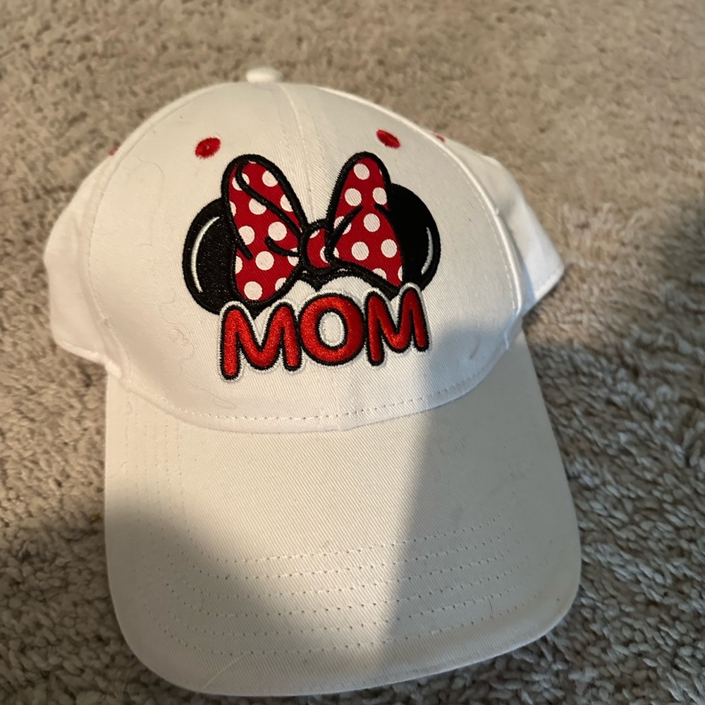 Disney White and Red Polka Dot Mom Hat